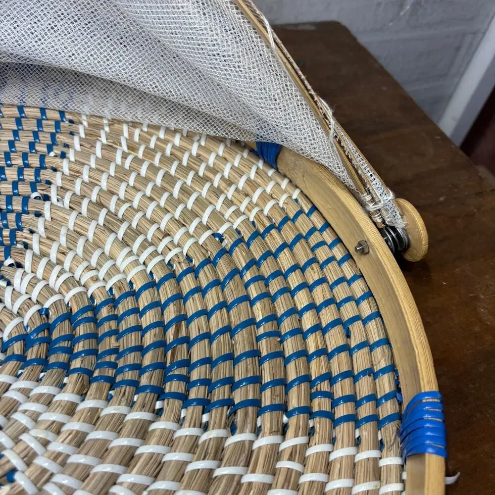 Woven Seagrass Food Tent Basket Tray